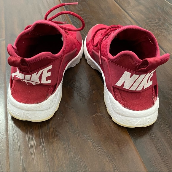 Nike Air Huarache Run Ultra Womens Size 6 819151-601 Burgundy Running Shoes - Picture 4 of 8